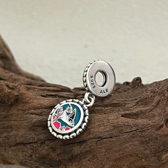 Pandora Florida Manta rays Exclusive Travel S925 Silver Dangle Charm - Picture 2 of 5